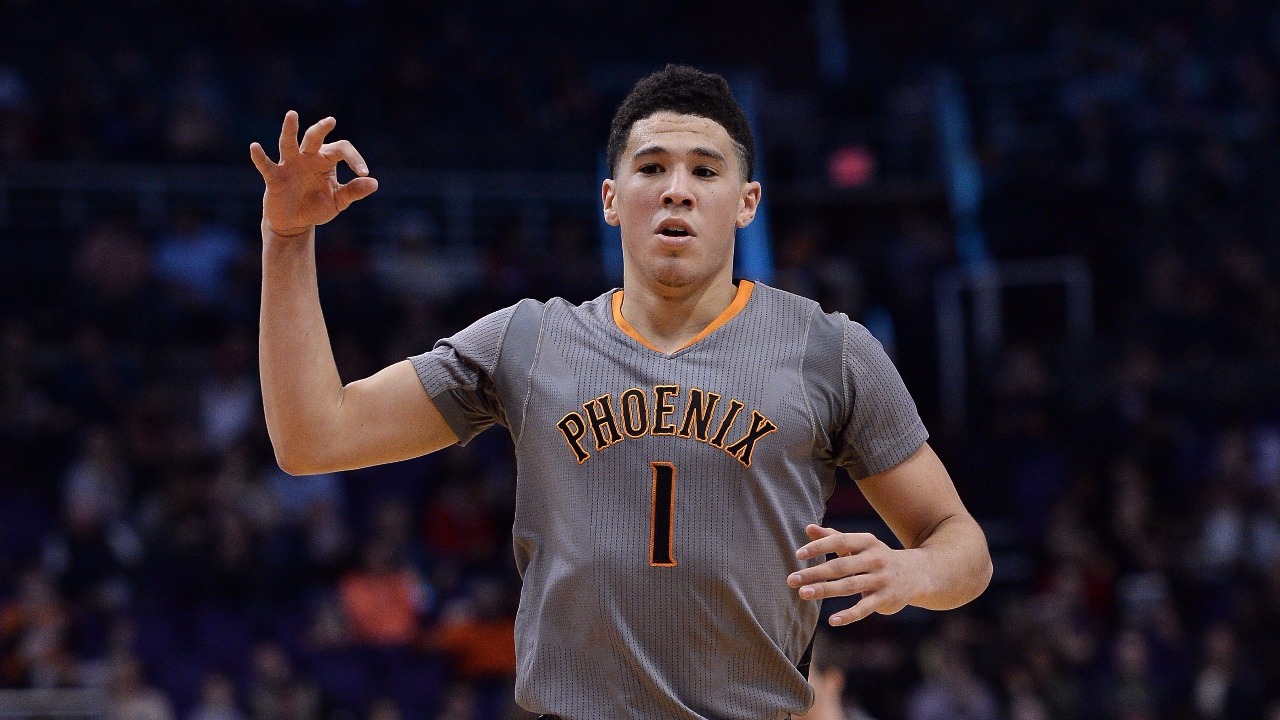 Suns guard Devin Booker becomes youngest ever to make 500 threes